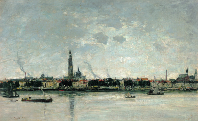 Antwerpen von Eugène Boudin