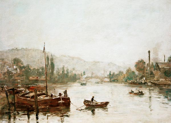 Rouen - Sainte Catherine von Eugène Boudin