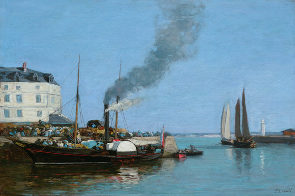 Honfleur von Eugène Boudin