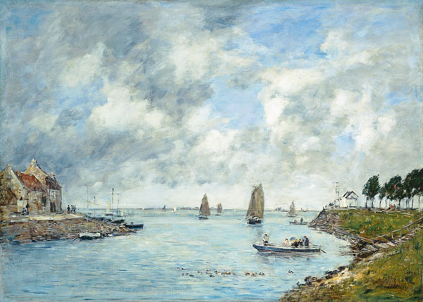 St.Valery-sur-Somme von Eugène Boudin