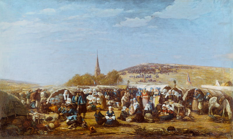 The Pardon of Sainte-Anne-La-Palud, Brittany von Eugène Boudin