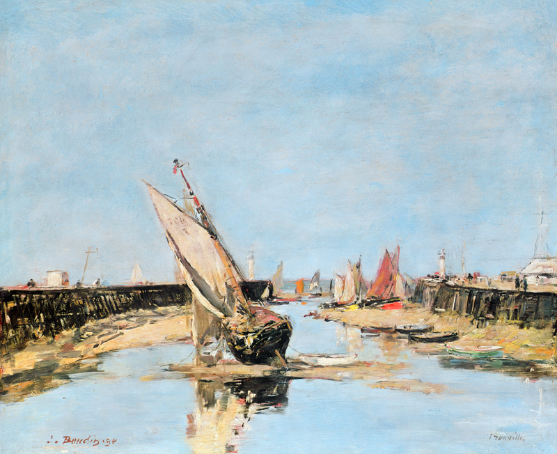 Trouville von Eugène Boudin
