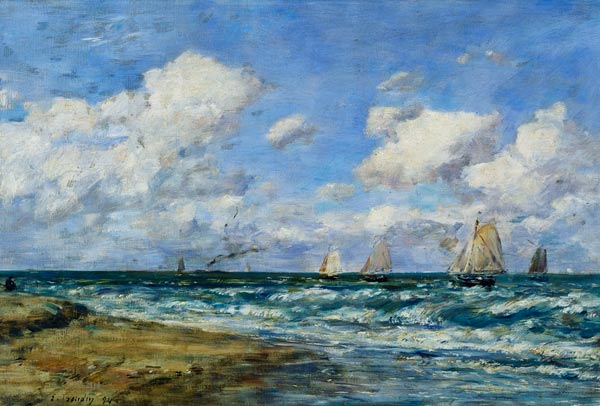Marine scene von Eugène Boudin