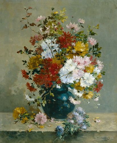 Blumenbouquet. von Eugene Henri Cauchois
