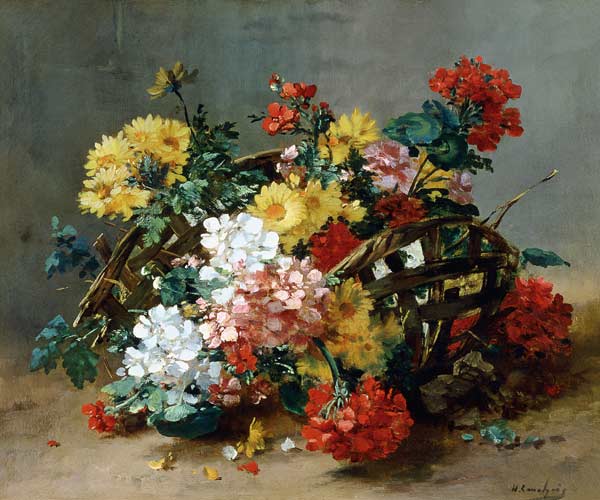 Flower Study von Eugene Henri Cauchois