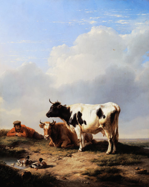 Midday Rest von Eugène Joseph Verboeckhoven