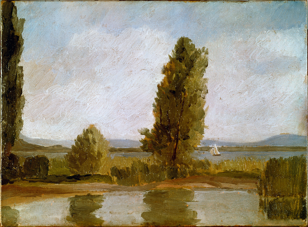 At the Pointe à la Bise von Eugene Martin