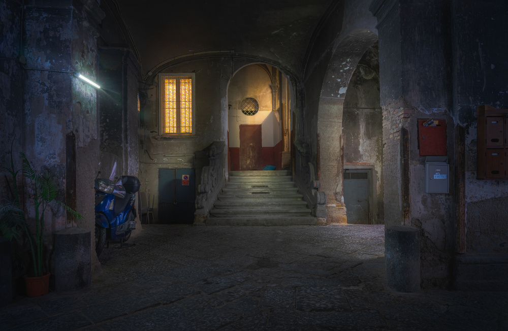 Arriving at Home von Eugenio Pastor Benjumeda