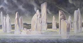 Die Callanish-Legende, Insel Lewis, 1991 (w/c und Pastell)