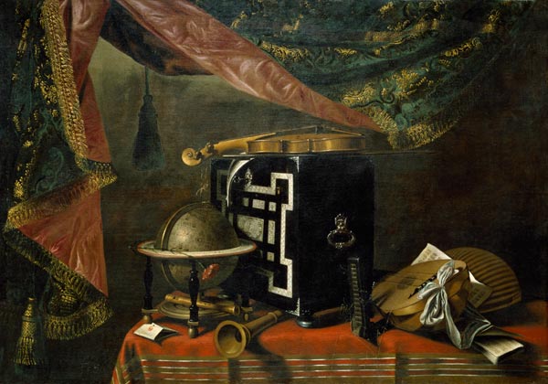E.Baschenis, Stilleben mit Musikinstr. von Evaristo Baschenis