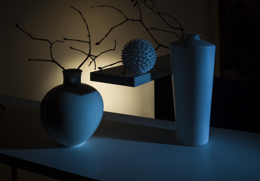 "Blue on yellow" von Evgeniy Popov