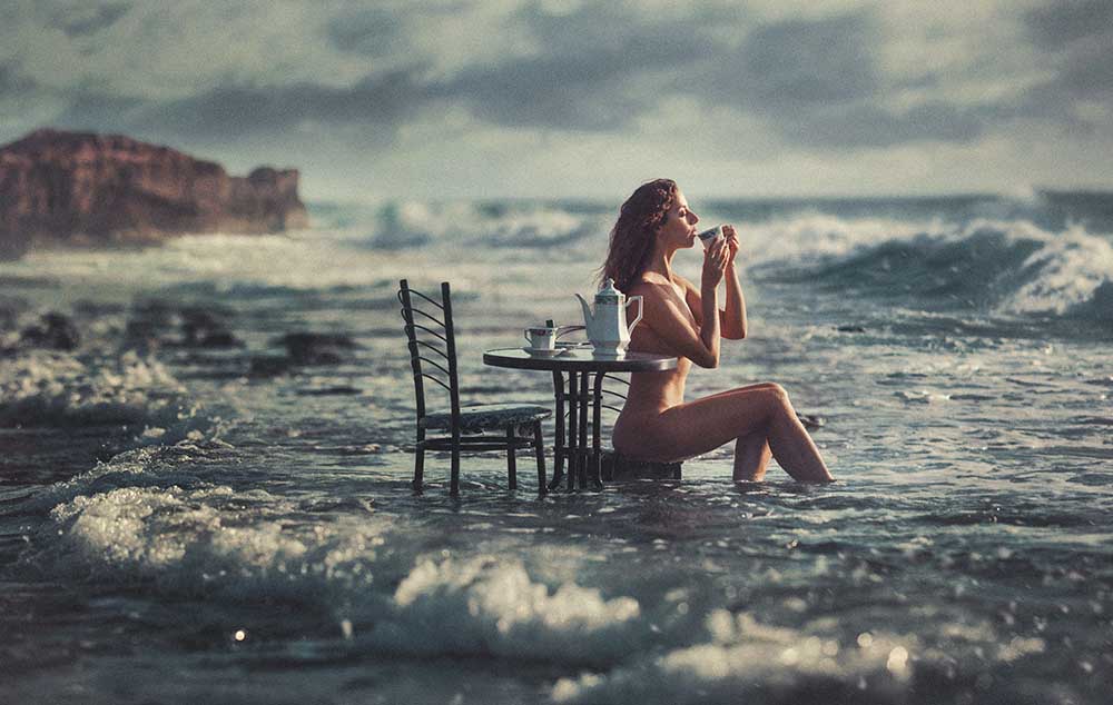 Tasse Tee von Evgeny Loza