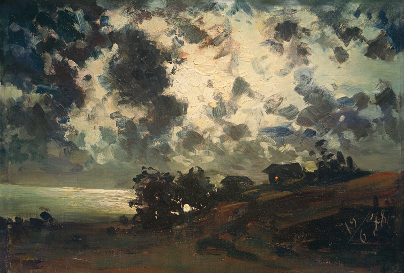 Mondlicht, Studie von Fanny Churberg