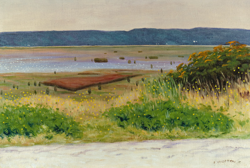 Meeresbucht bei Honfleur von Felix Vallotton