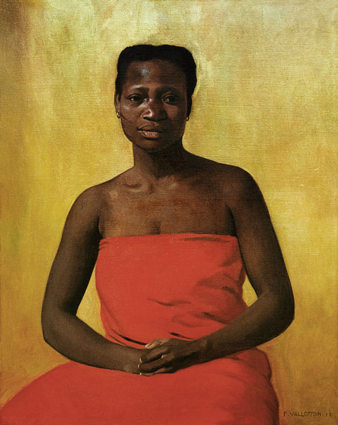 Sitzende Schwarze Frau von Felix Vallotton