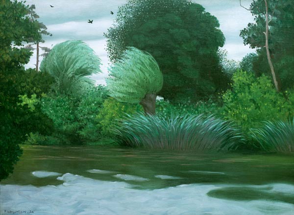 Vallotton / Eure near Pacy-sur-Eure/1924 von Felix Vallotton