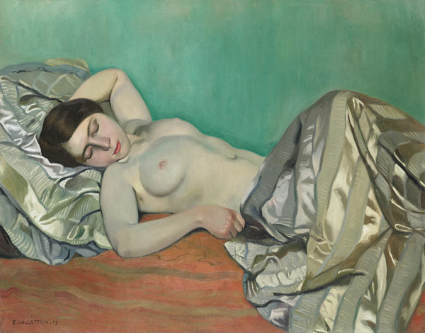 Liegender Halbakt von Felix Vallotton