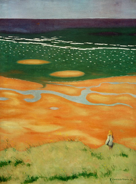 Flut bei Houlgate von Felix Vallotton