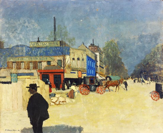 Place Clichy von Felix Vallotton