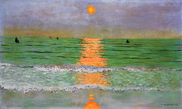 Sonnenuntergang von Felix Vallotton