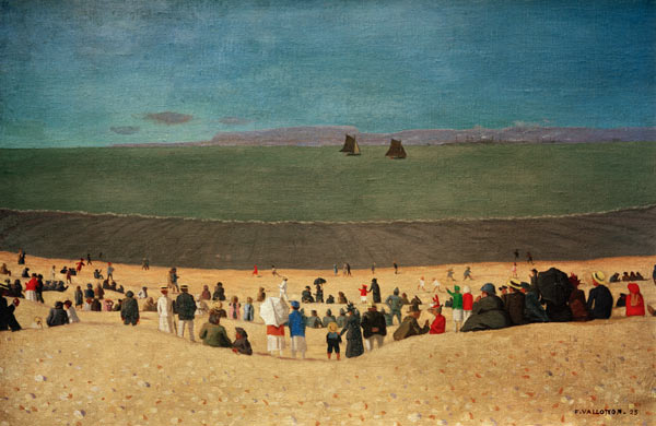 F.Vallotton, Strand bei Honfleur von Felix Vallotton