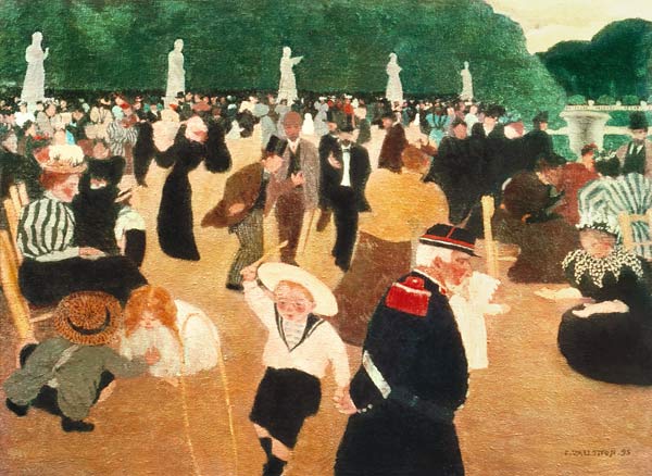 The Luxembourg Gardens von Felix Vallotton