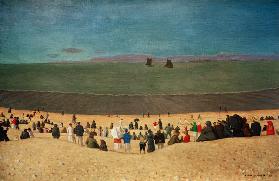 F.Vallotton, Strand bei Honfleur