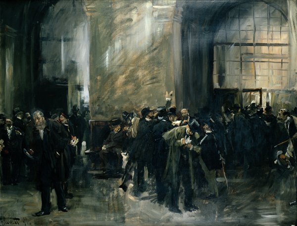 In der Börse von Ferdinand Brutt