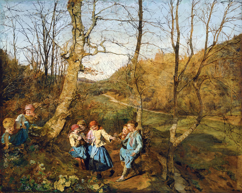 Frühling im Wiener Wald. von Ferdinand Georg Waldmüller