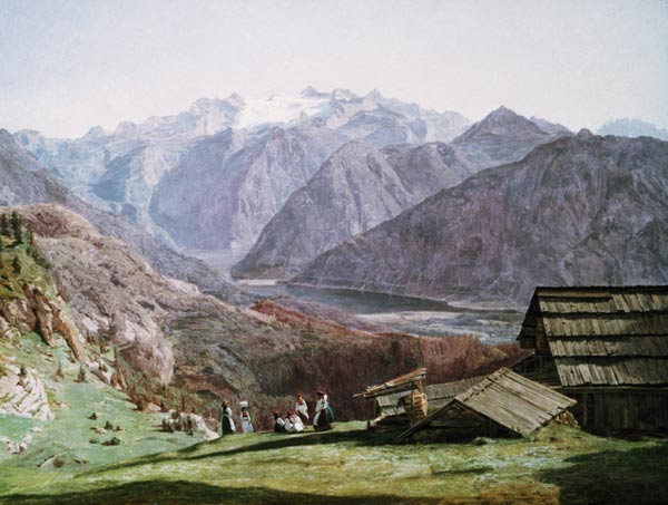 Hallstatter-See von Ferdinand Georg Waldmüller