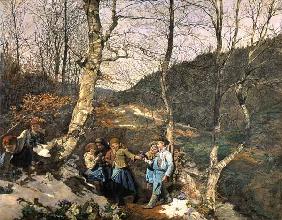 Early Spring in the Vienna Woods (The Violet Pickers)