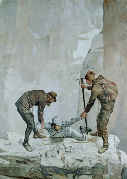 Aufstieg I von Ferdinand Hodler
