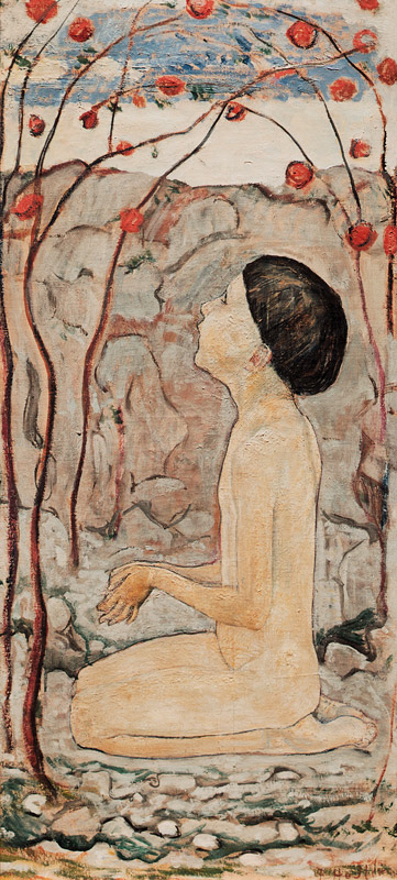 Anbetung III von Ferdinand Hodler