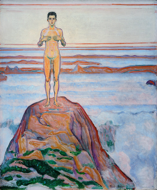 Blick ins Unendliche III von Ferdinand Hodler