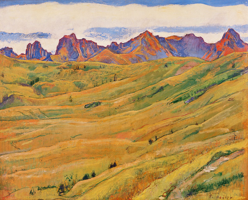 Die Gantrischkette von Ferdinand Hodler