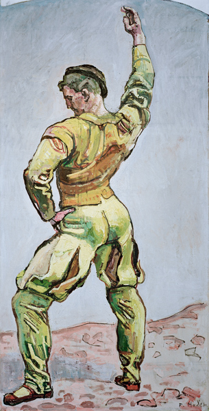 Figurenstudie zu Einmütigkeit von Ferdinand Hodler