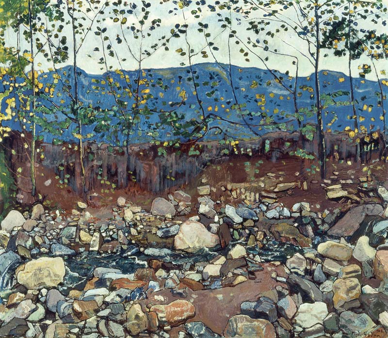 Waldbach bei Leissigen von Ferdinand Hodler