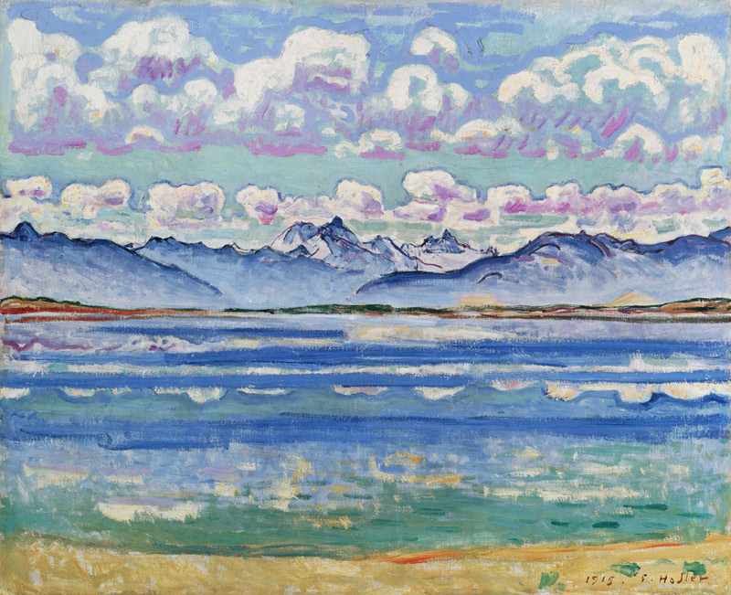 Weisshorn, von Montana aus gesehen von Ferdinand Hodler