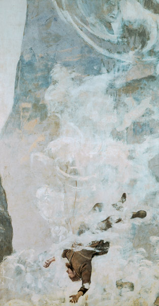 Absturz II von Ferdinand Hodler