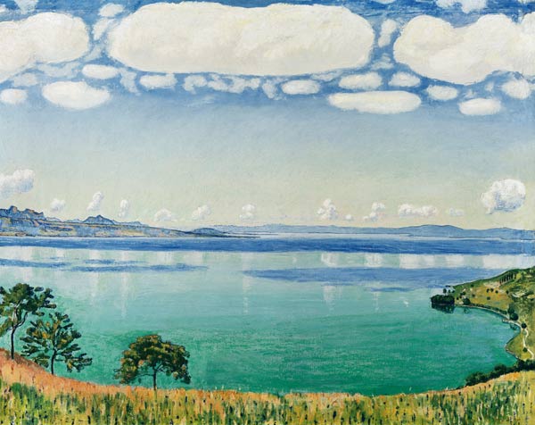 Der Genfer See von Chexbres aus von Ferdinand Hodler