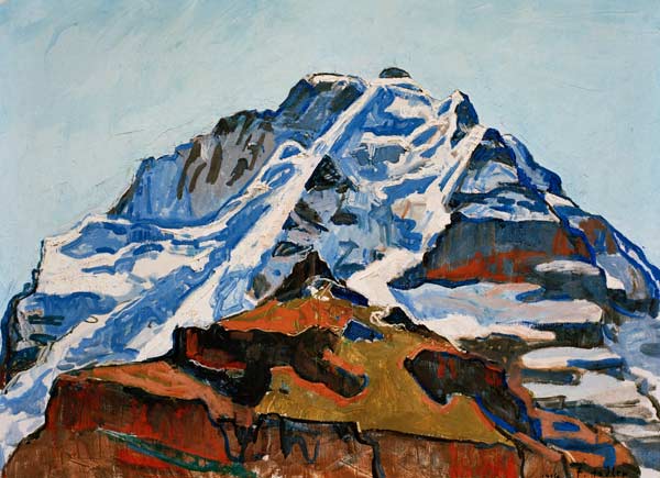 Jungfrau von Mürren aus von Ferdinand Hodler