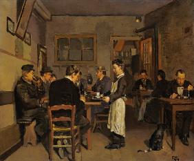 In der Dorfwirtschaft.