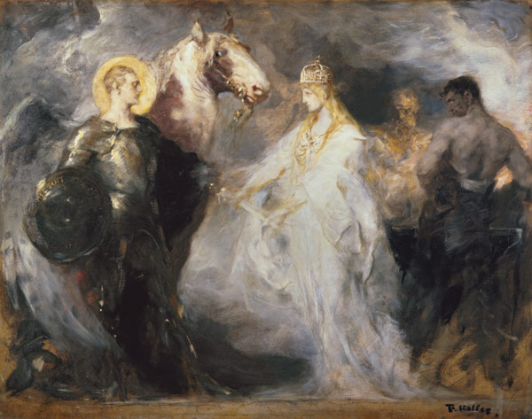 Germania und der heilige Michael von Ferdinand Keller