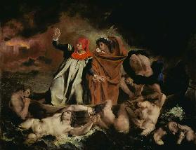 Dante und Virgil in der Hölle (oder: Die Dante-Barke)
