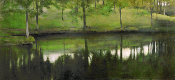 Fosset - Stilles Wasser von Fernand Khnopff