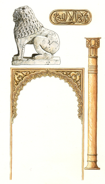 Alhambra, Granada, Spain. Details von Fernando Aznar Cenamor