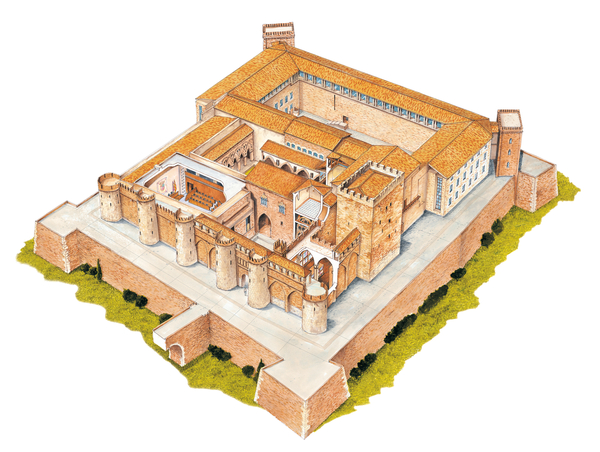 Aljaferia. Zaragoza, Spain. Islamic palace von Fernando Aznar Cenamor