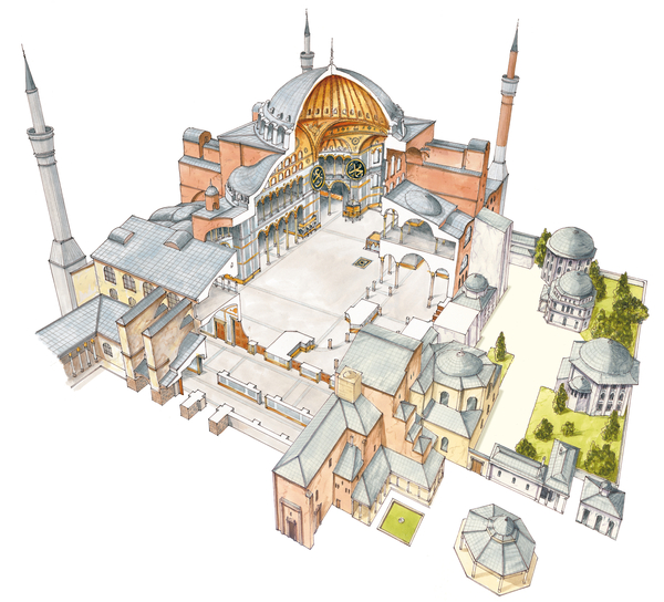 Hagia Sophia. Istanbul, Turkey von Fernando Aznar Cenamor