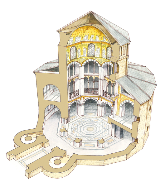 Palatine Chapel. Aachen. Germany von Fernando Aznar Cenamor