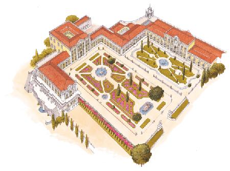 Queluz National Palace. Lisboa, Portugal